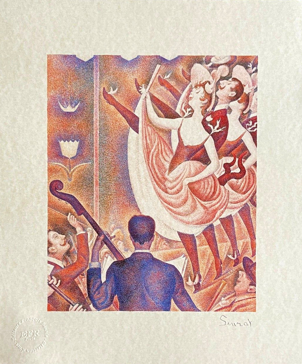 Georges Seurat Lithograph Coa Signed Numbered (Edgar Degas)