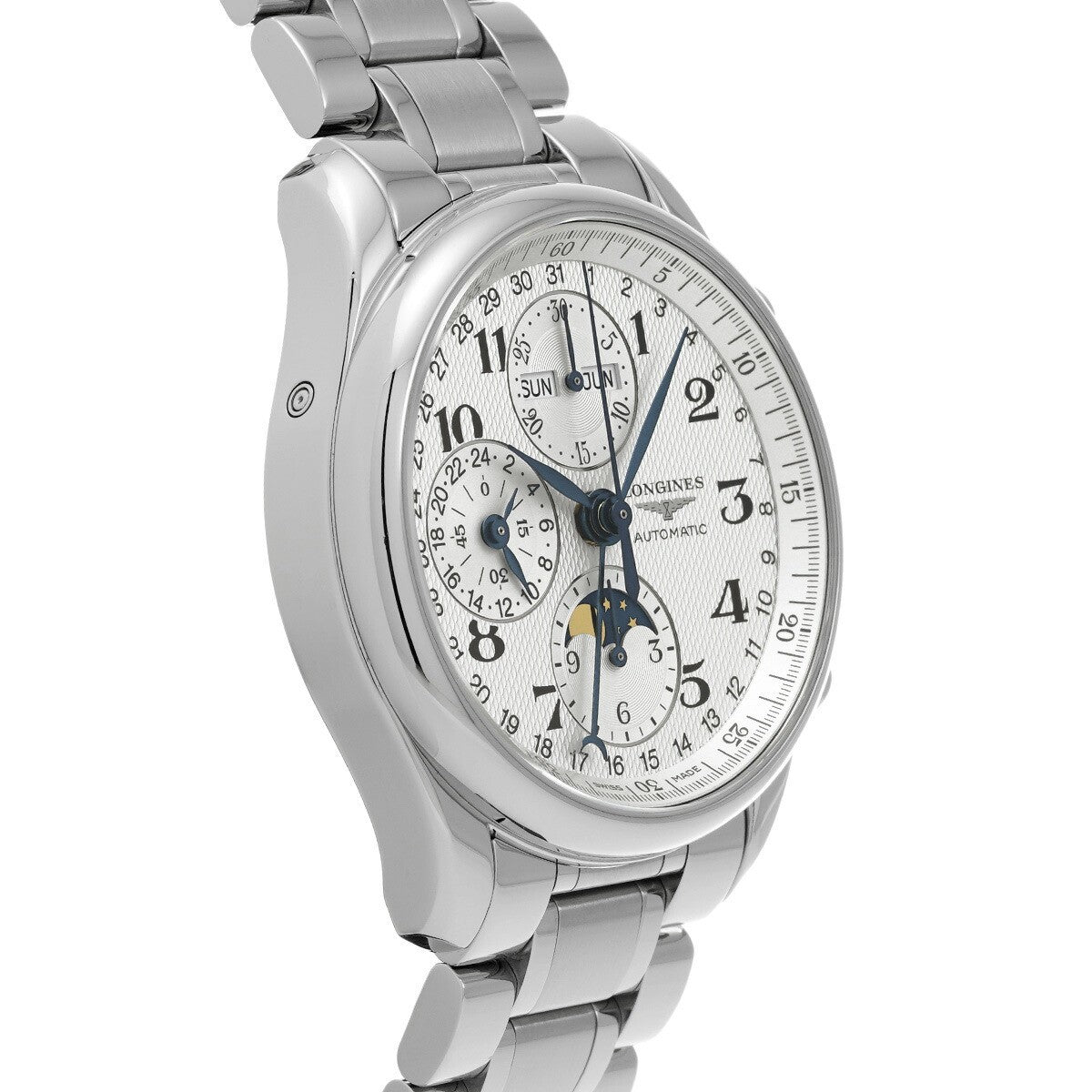 Longines Master Collection L2.673.4.78.6 Silver Men'S Used Watch #4121