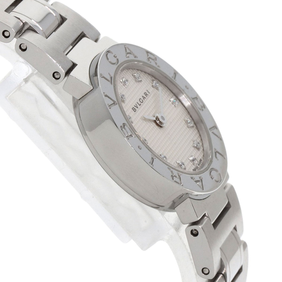 Bvlgari Bvlgari Bvlgari 12P Diamond Watches Bb23Ss Stainless Steel/Stainless...