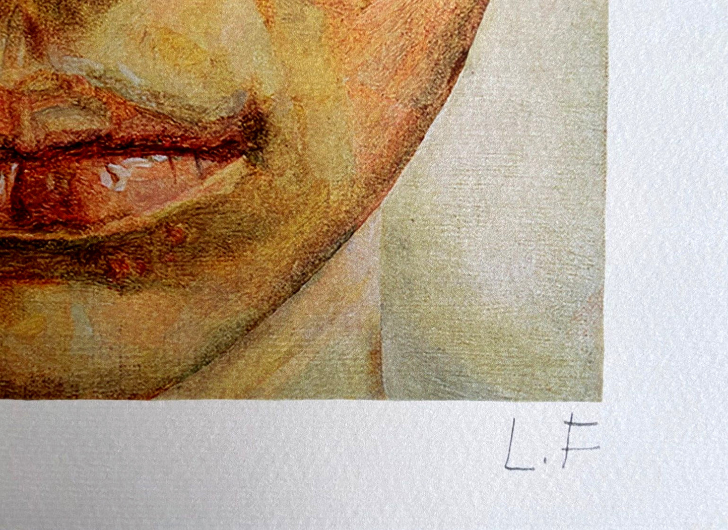 Lucian Freud Lithograph Coa Signed Numbered