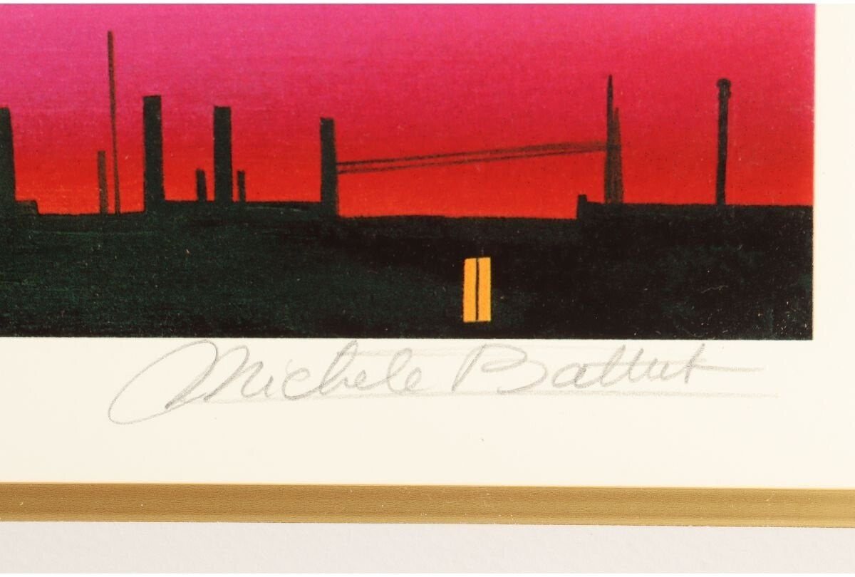 Michele Battut Signed Original Silkscreen Print