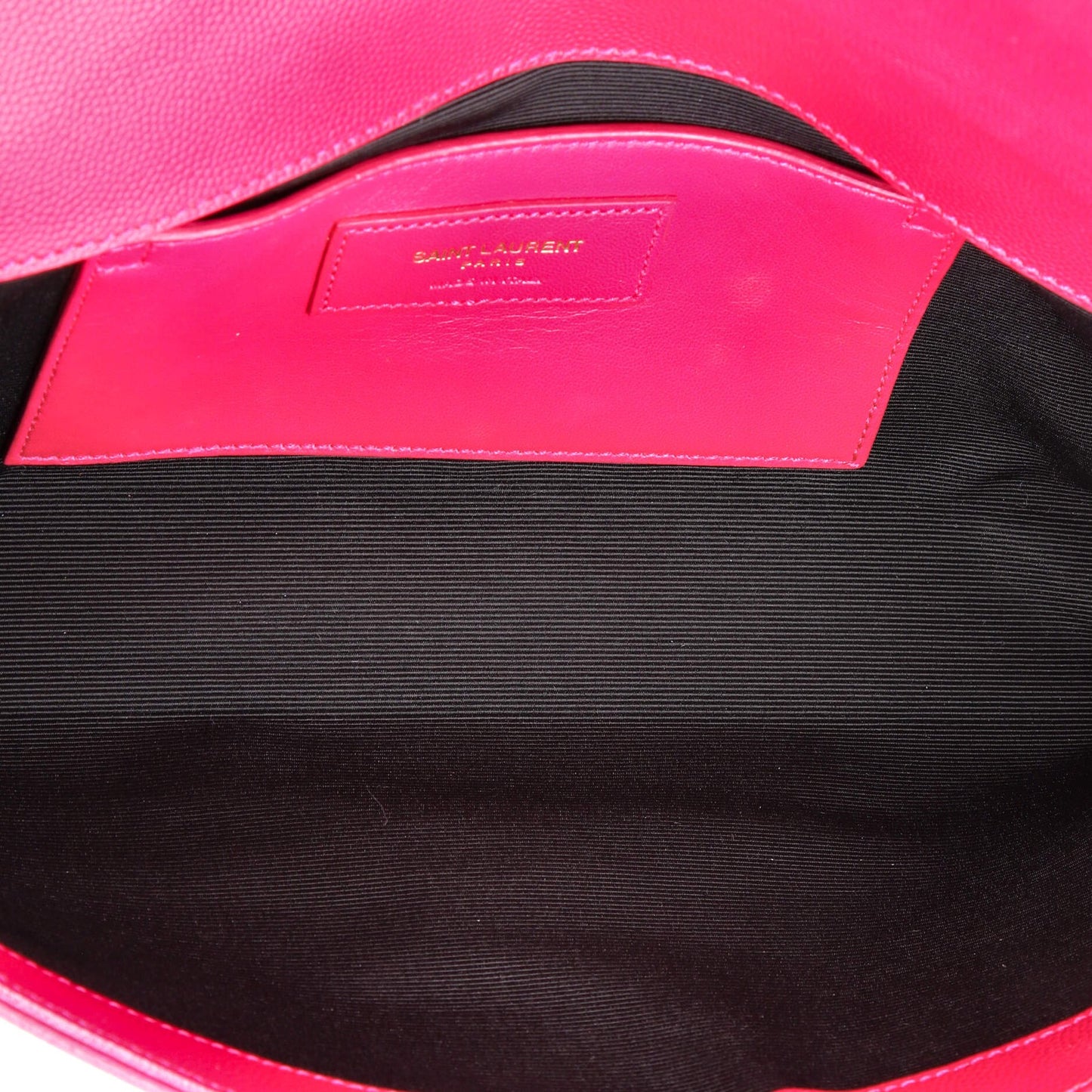 Saint Laurent Classic Monogram Clutch Leather Long