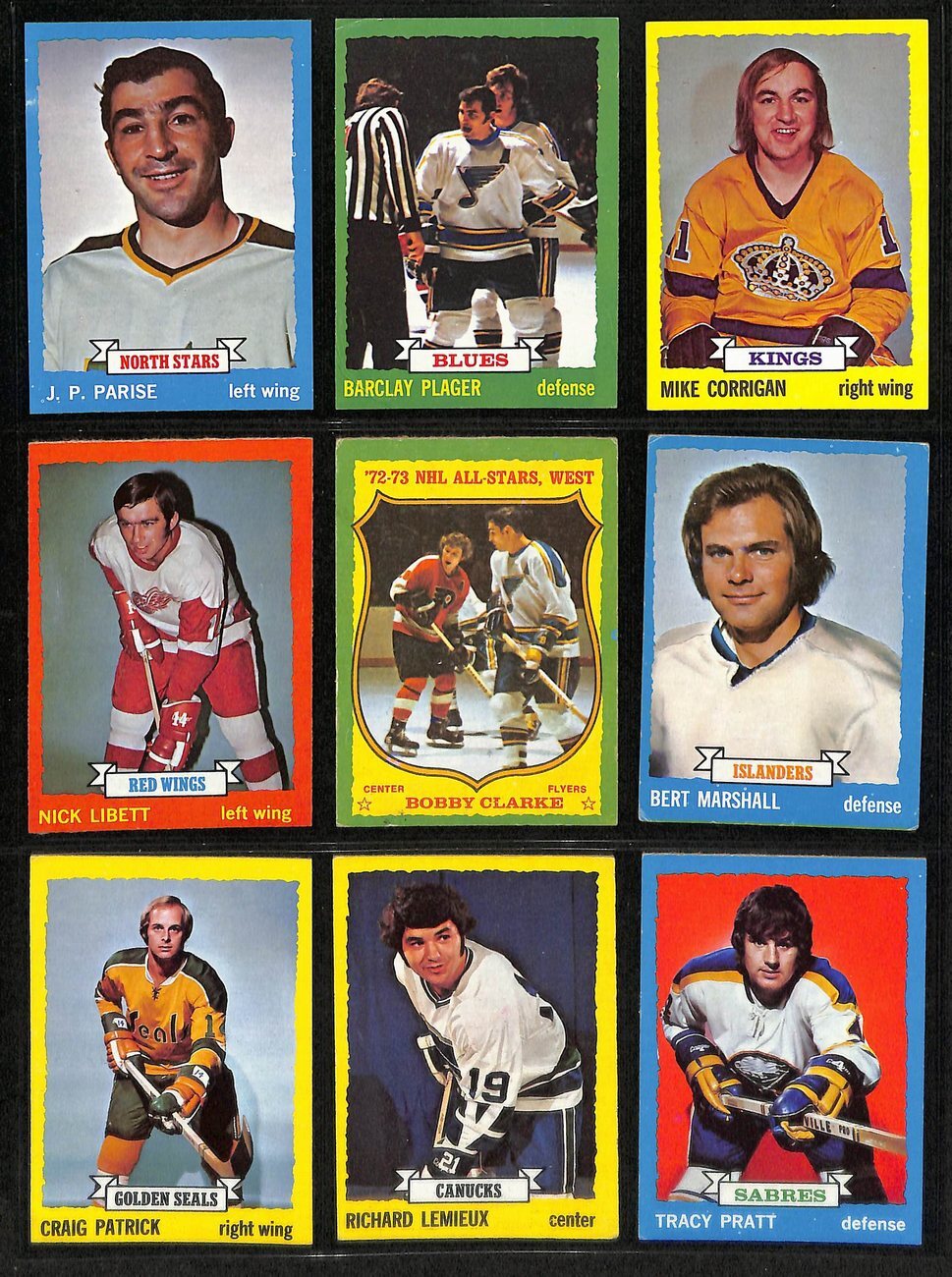 1973-74 Topps Hockey Cards Complete Set (1-198)
