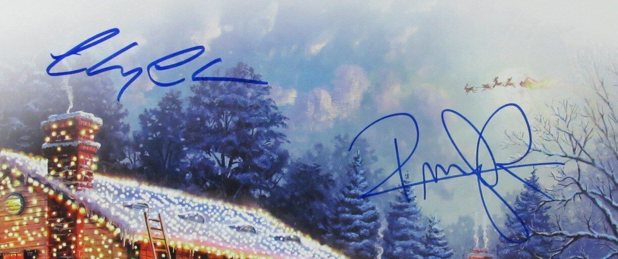 Chevy Chase/Randy Quaid Autographed 11X14
