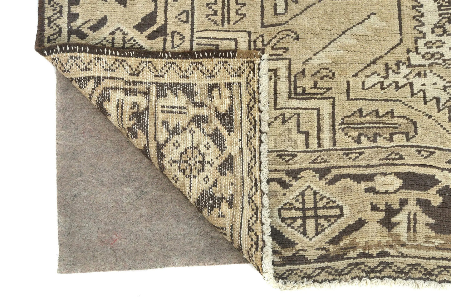 Distressed Vintage Oriental Rug 7X10 Ft Muted