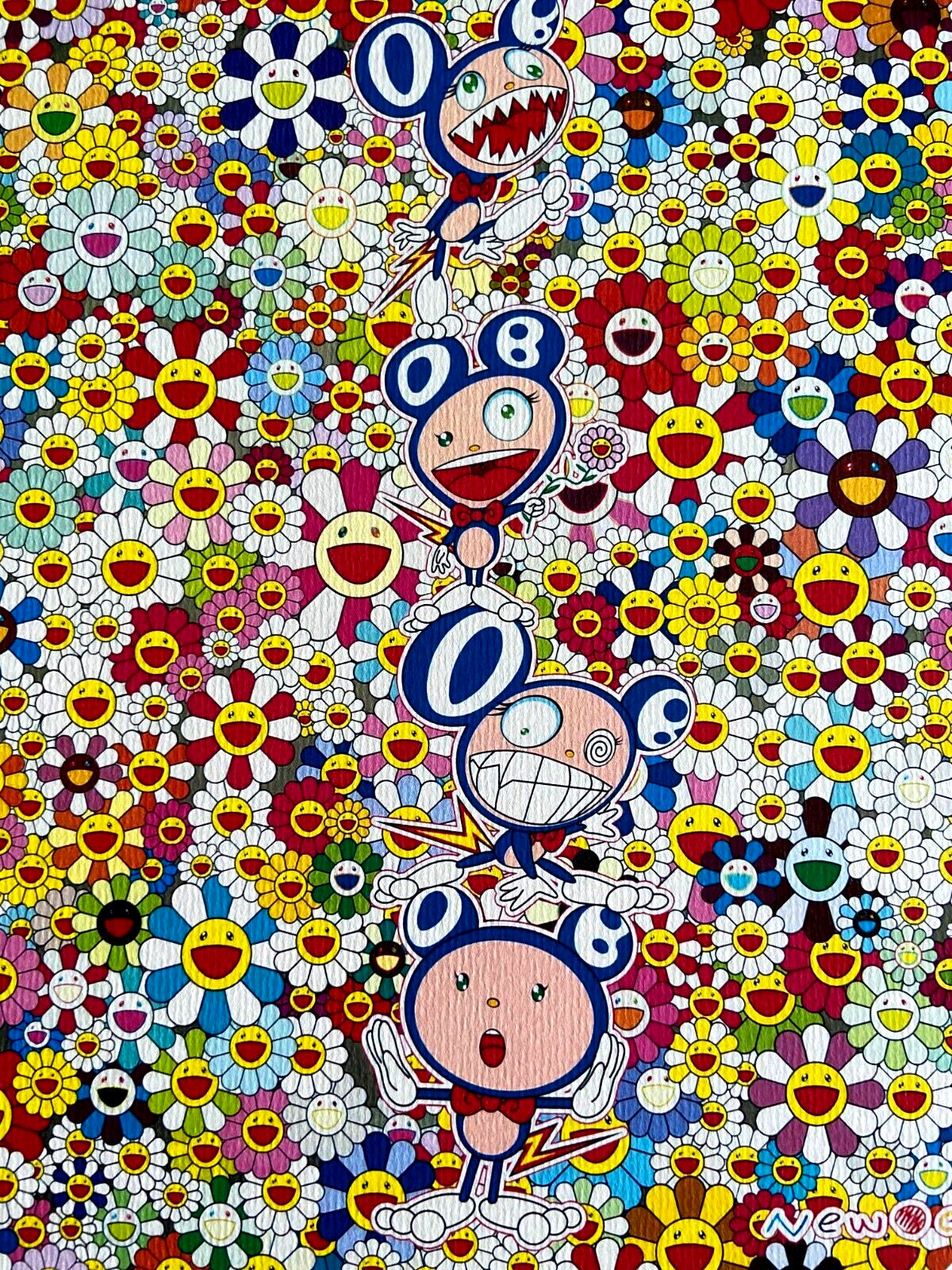 Takashi Murakami Lithograph Mori Museum Numbered - Yayoi Kusama Kaws