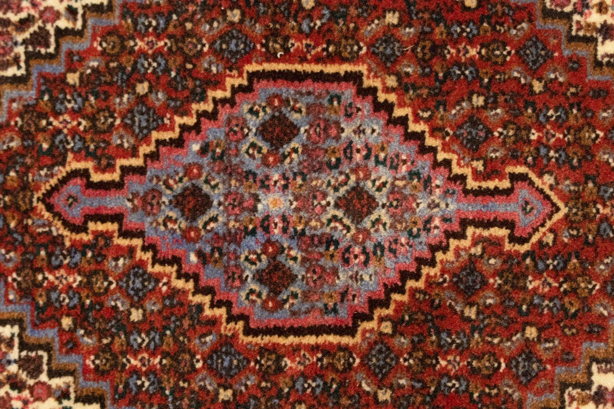 Vintage Tribal Oriental Rug Geometric Design