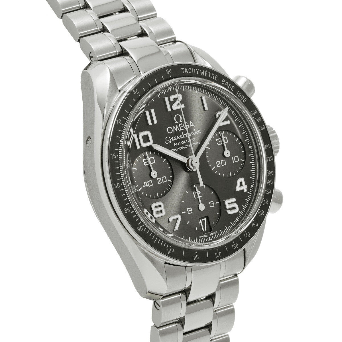 Omega Speedmaster Date 324.30.38.40.06.001 Gray Men'S Used Watch #2117