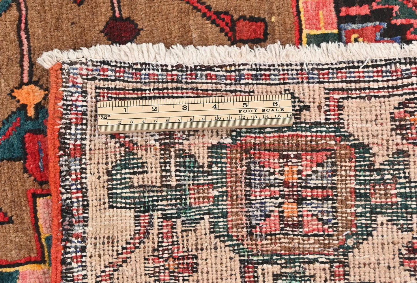 Handmade Vintage Oriental Rug Tribal Design