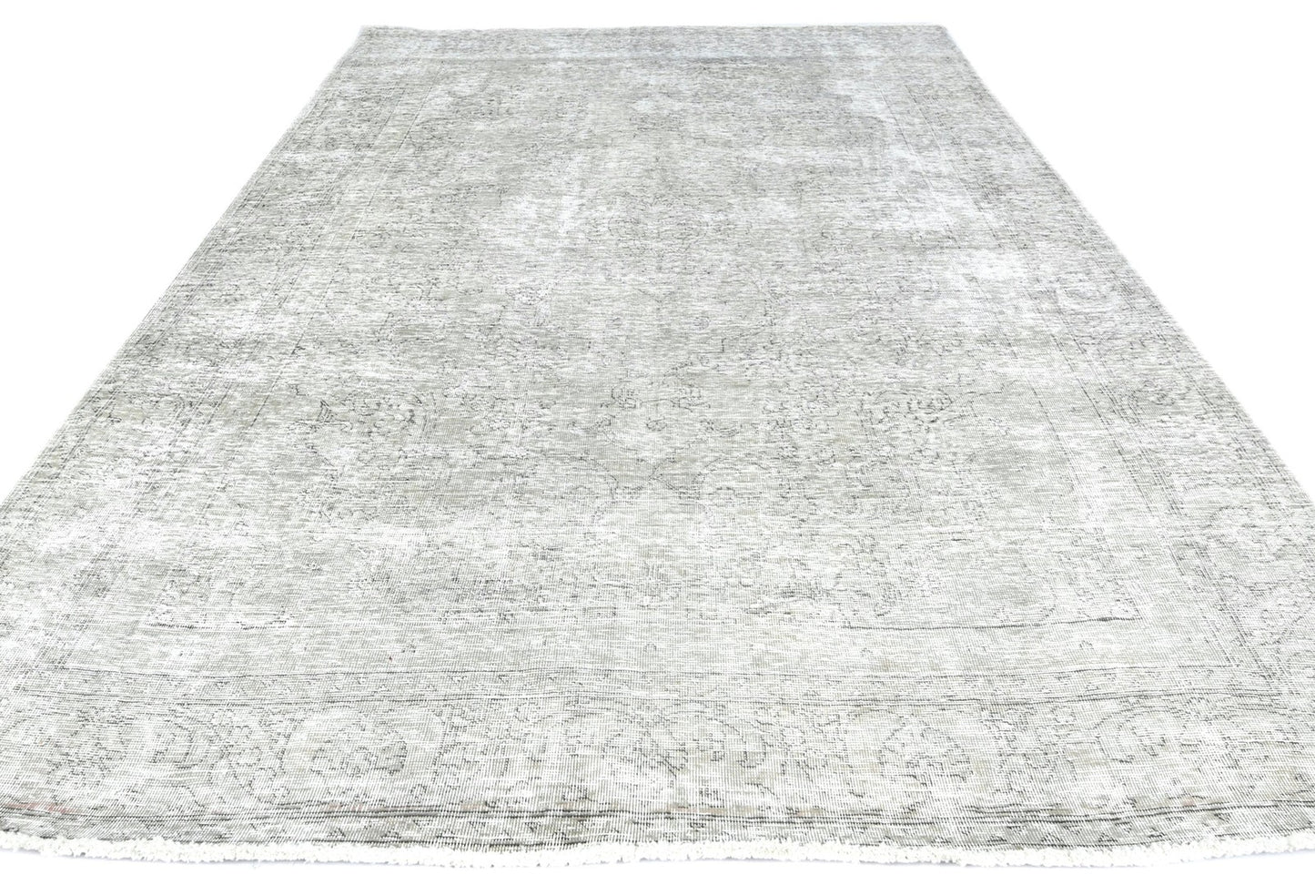 Vintage Stone-Washed Oriental Rug Distressed