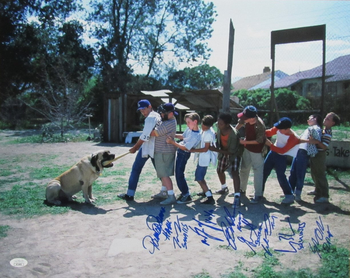 "The Sandlot" Autographed/Inscribed By 8 Actors