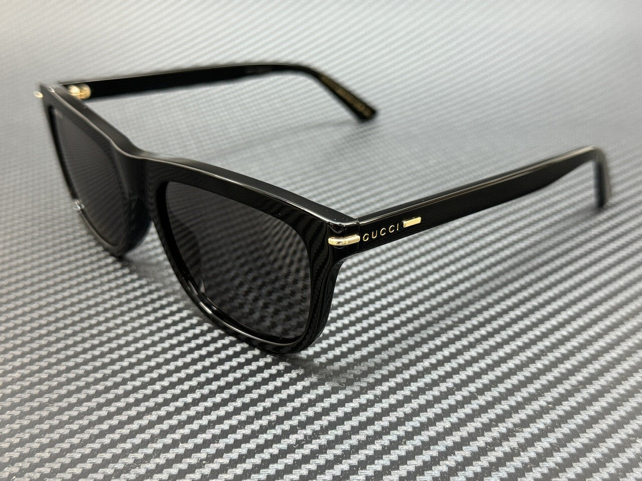 Gucci Gg1444S 001 Black Dark Grey Men'S Large 55