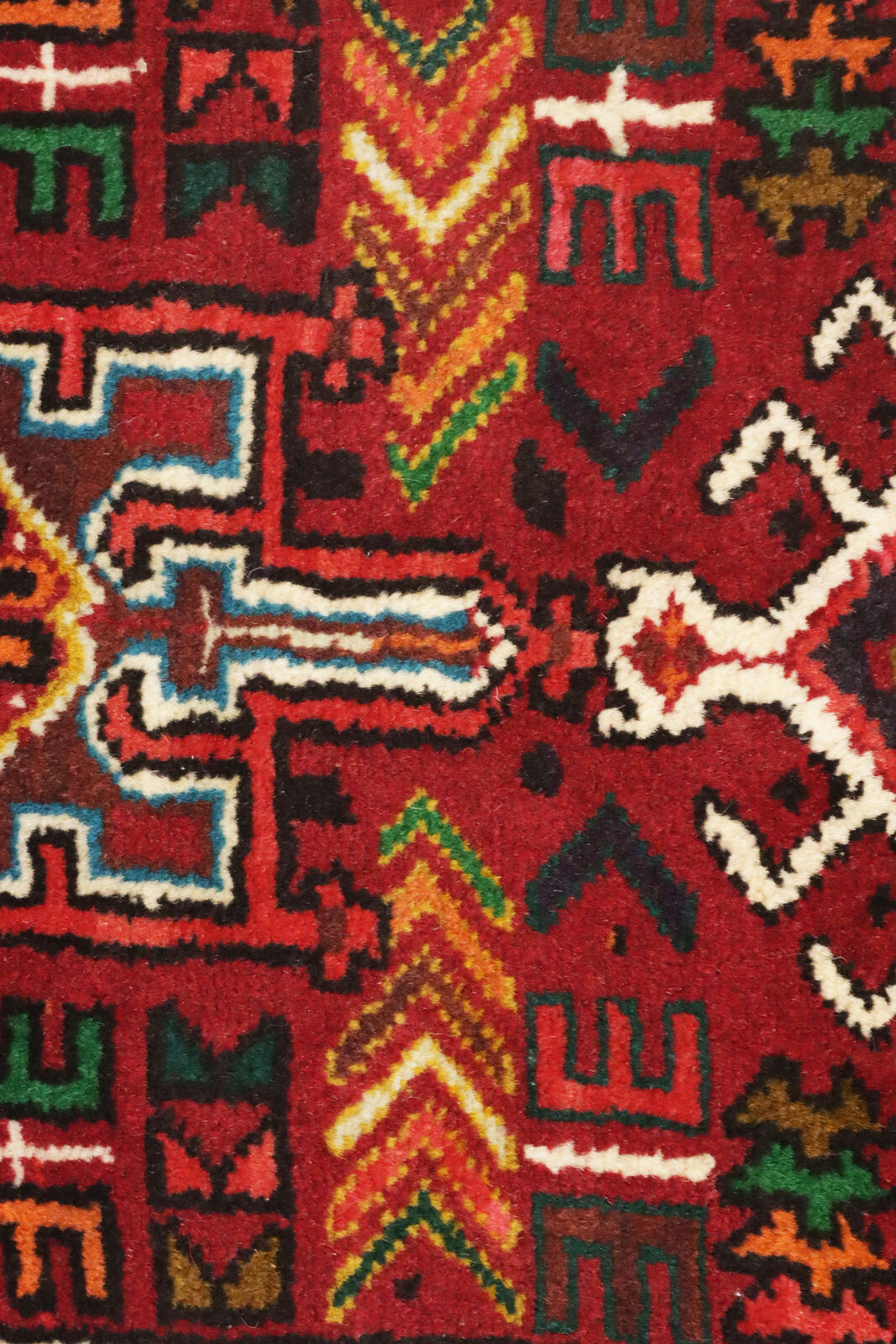 4'6X10 Ft Handmade Tribal Runner Rug Reindeer