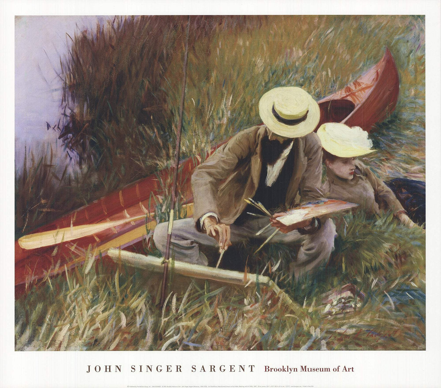 John Singer Sargent An Out-Of-Doors Study " Offset Lithograph
