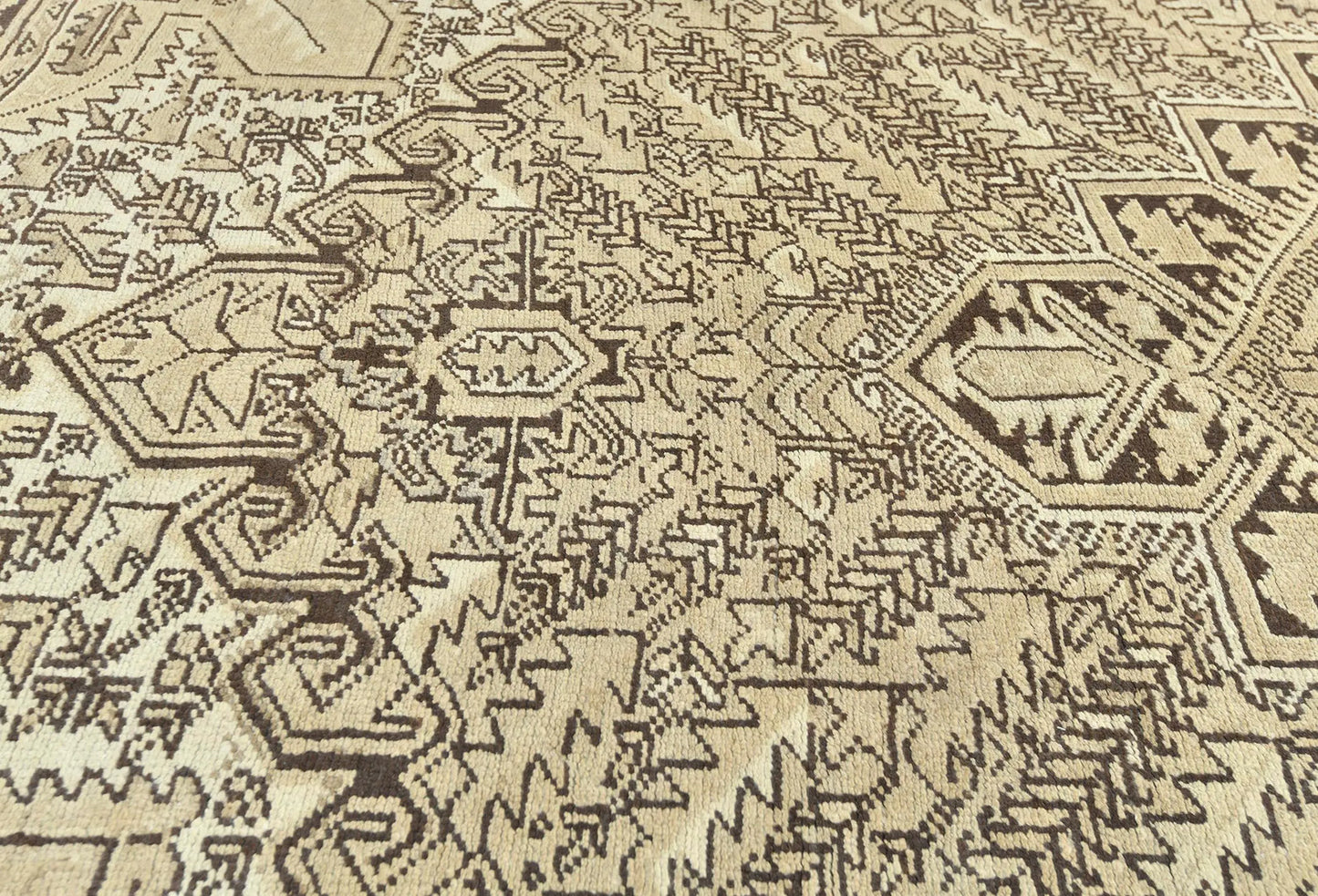Distressed Vintage Oriental Rug 7X10 Ft Muted