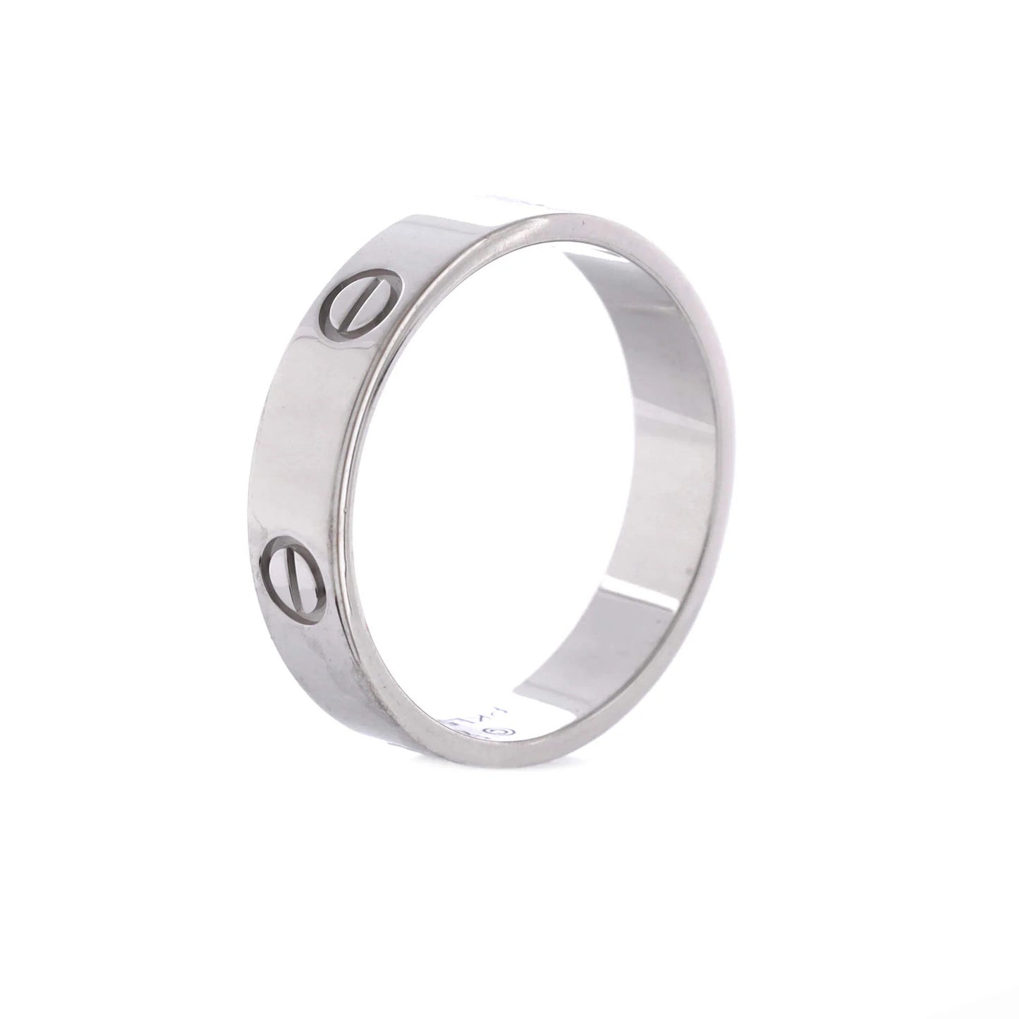 Cartier Love Band Ring 18K White Gold