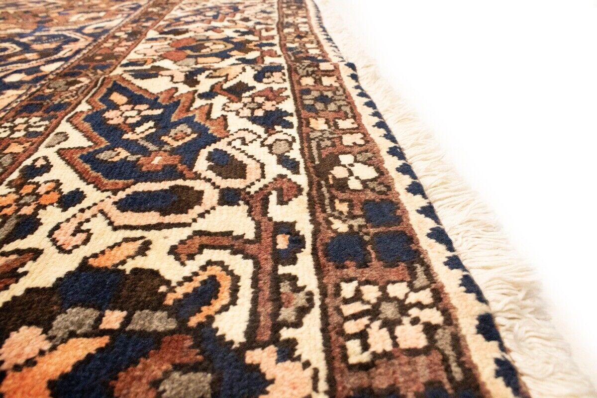 Handmade Vintage Floral Wool Oriental Rug Living