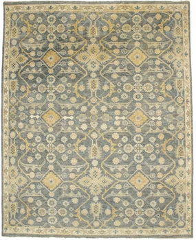 8X10 ft Muted Brownish Gray Osh Chobi Oriental