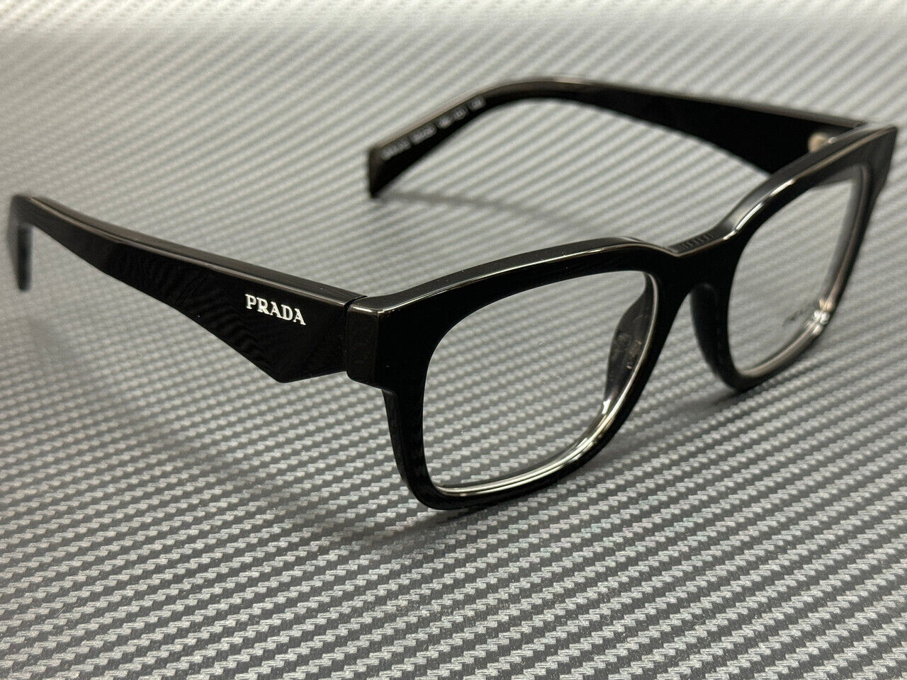 PRADA PR A10V 16K1O1 Black Men's 53 mm Eyeglasses