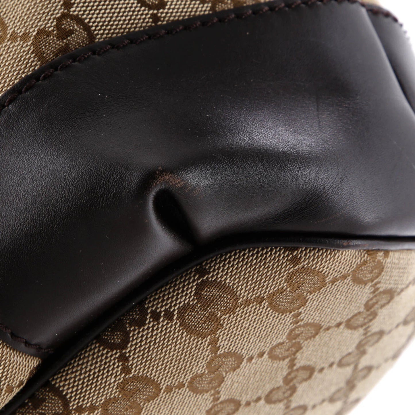 Gucci Sukey Top Handle Satchel Gg Canvas With Leather Large