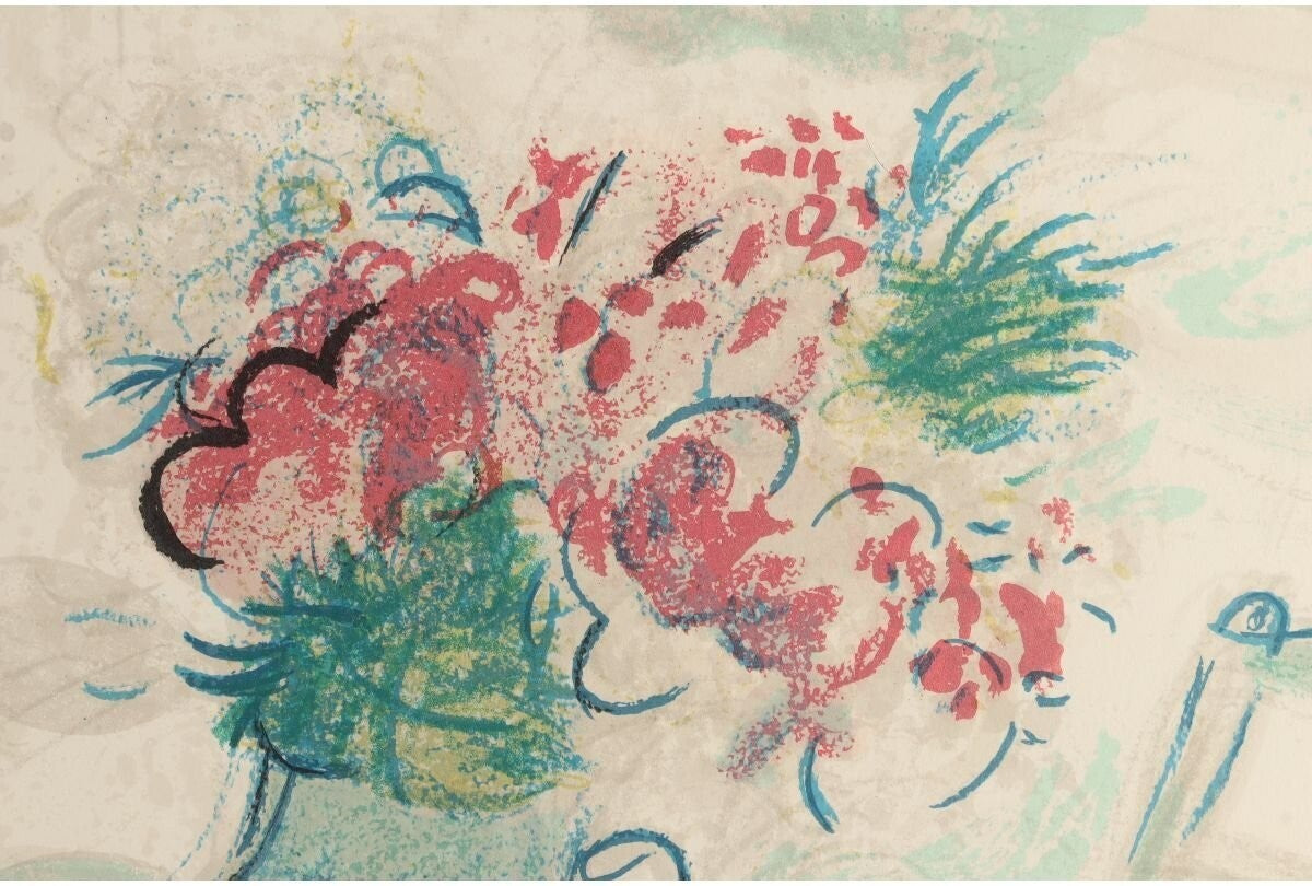 Marc Chagall Signed Original Lithograph Limited