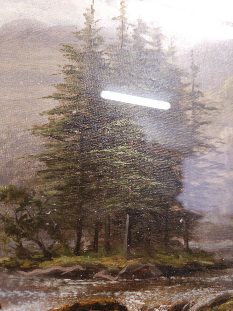 Thomas Spinks (British) Original Landscape Painting Oil On Canvas Signed Framed