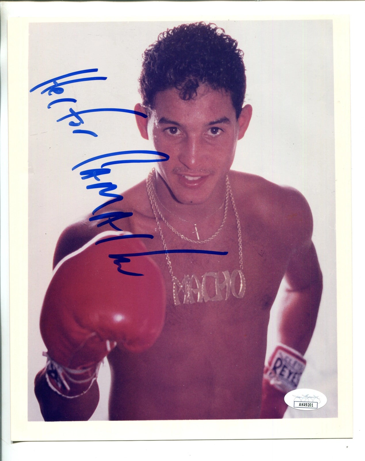 Hector Camacho Autographed 8X10 Photo (Jsa)