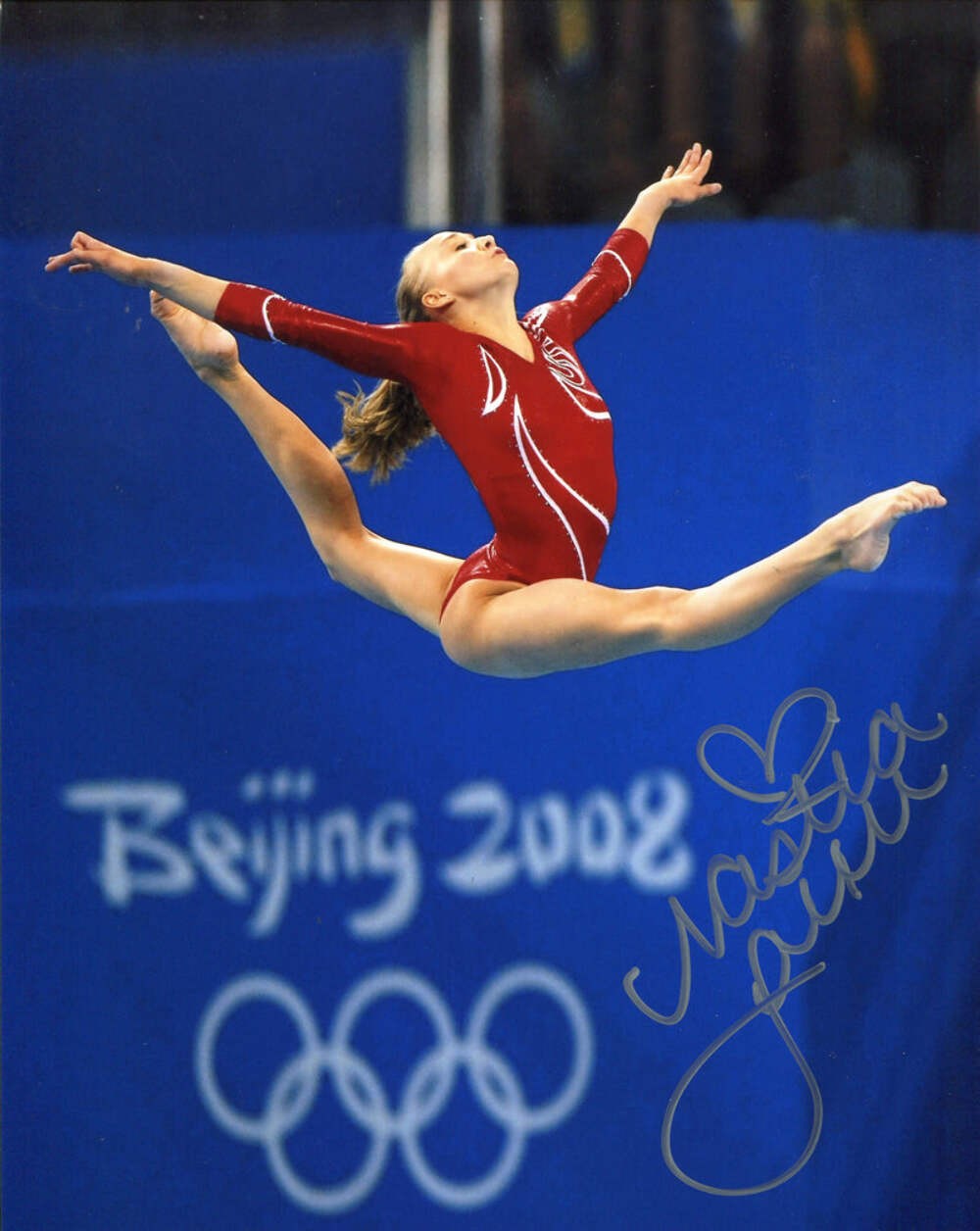 Nastia Liukin Autographed 8X10 Photo