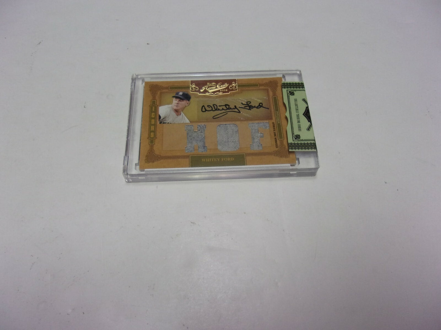 Whitey Ford 2008 Prime Cuts Playoff Game Used