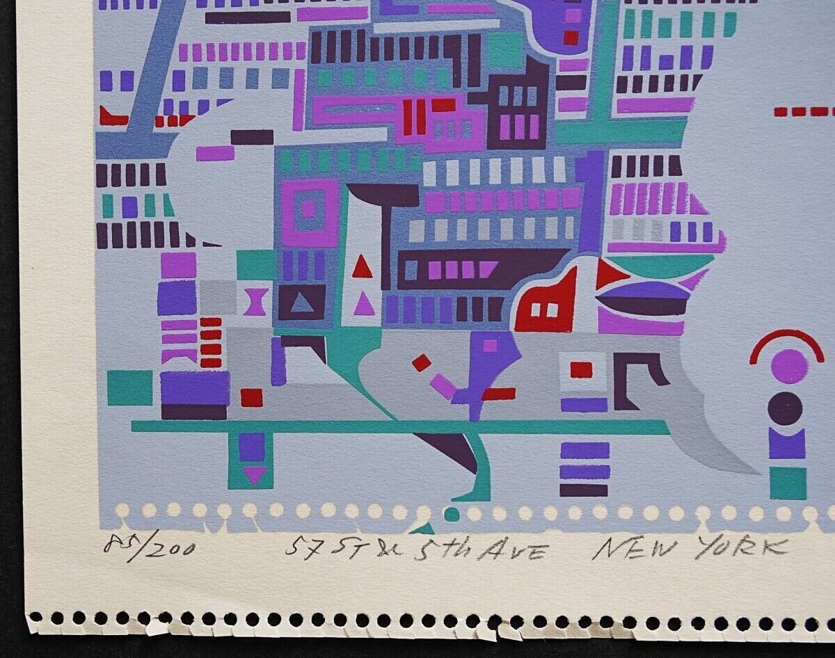 Risaburo Kimura Signed Original Serigraph