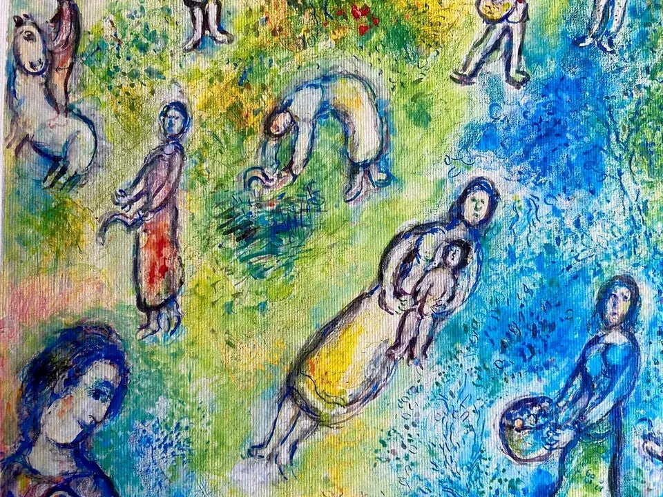 Marc Chagall Lithograph Coa Original Numbered