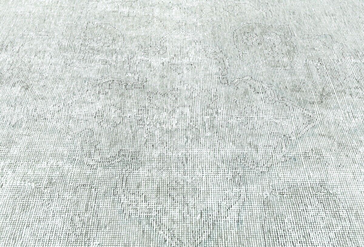 Distressed Antique Oriental Rug Muted Color