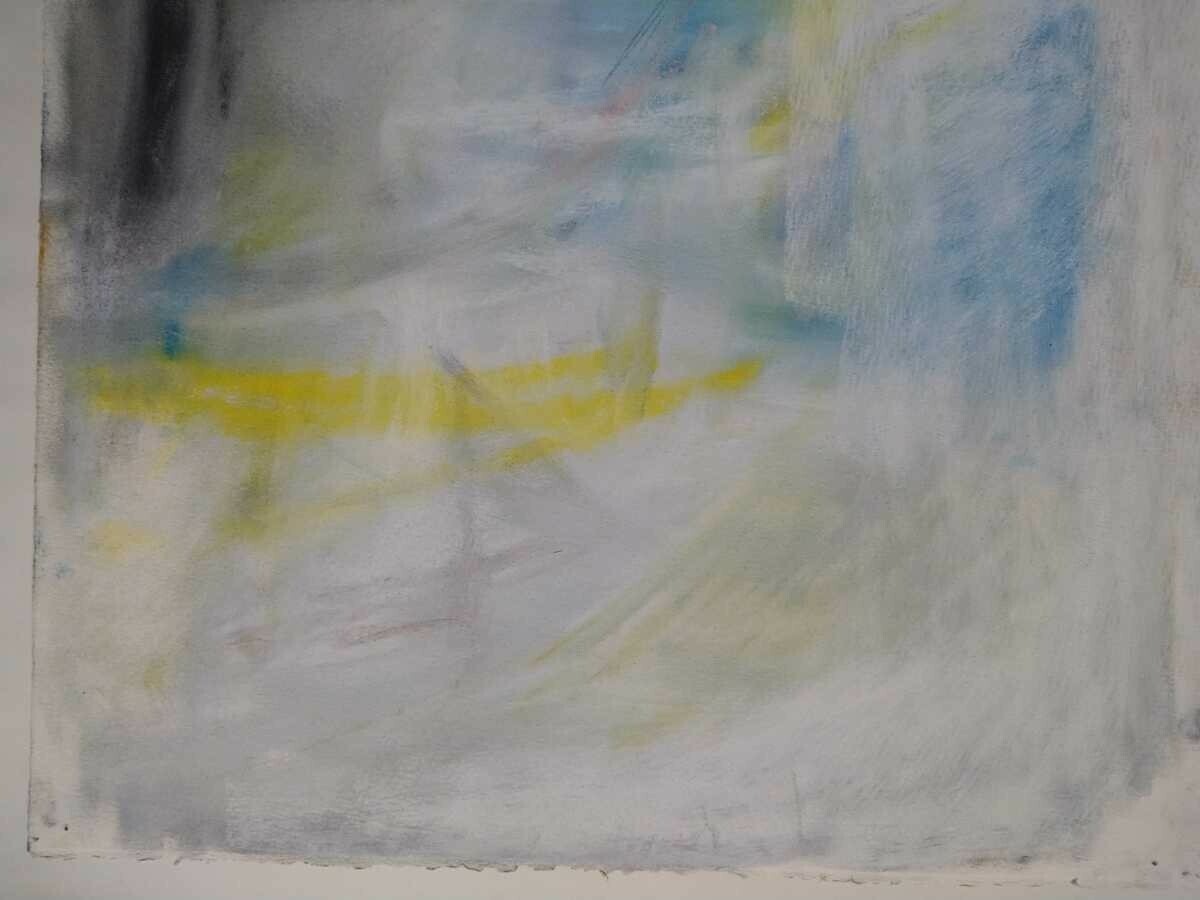 Robert Harms (America) Original Painting 1988 Pastel On Paper Signed Framed