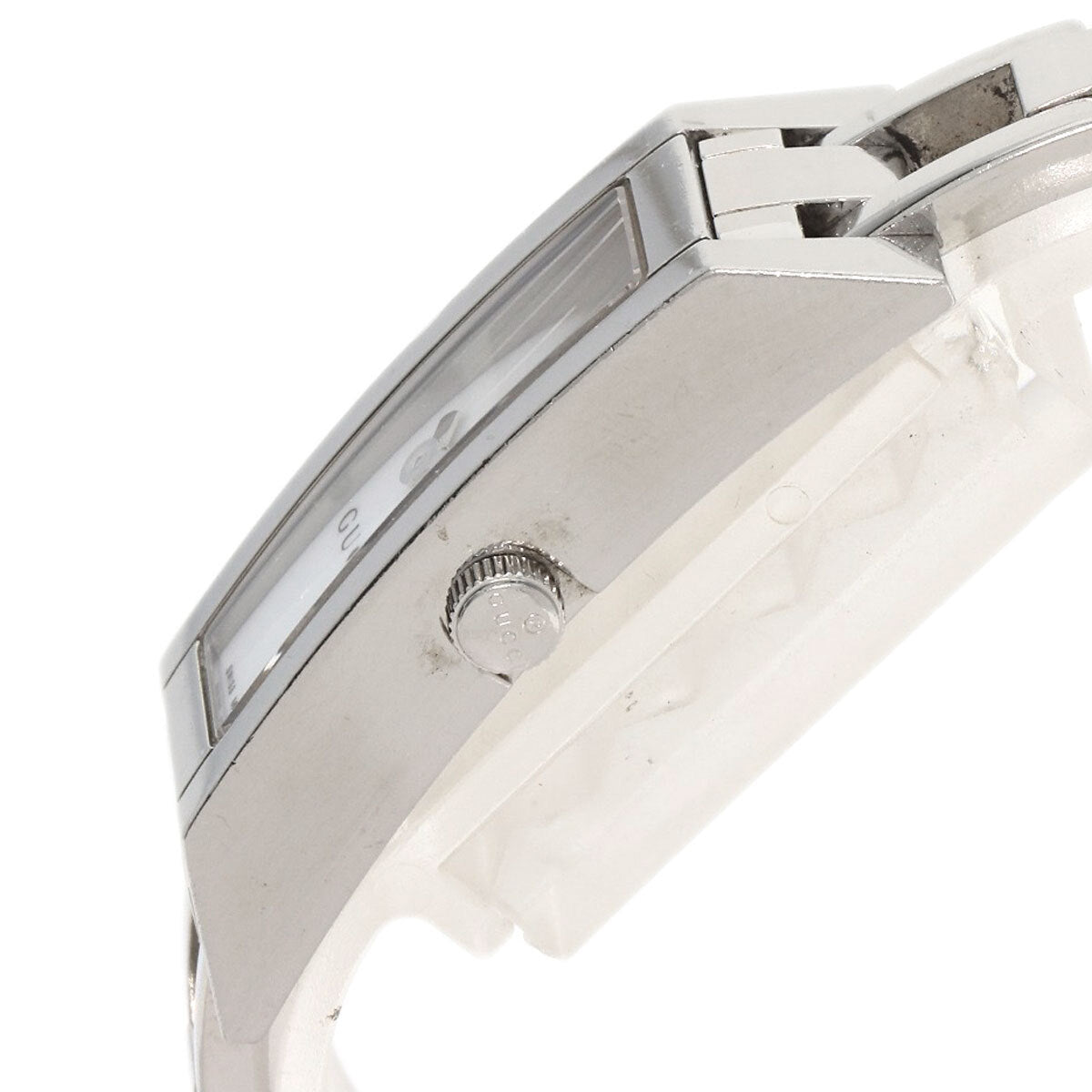 Gucci Square Face 3P Diamond Watches 110 Stainless Steel/Stainless Steel Ladies