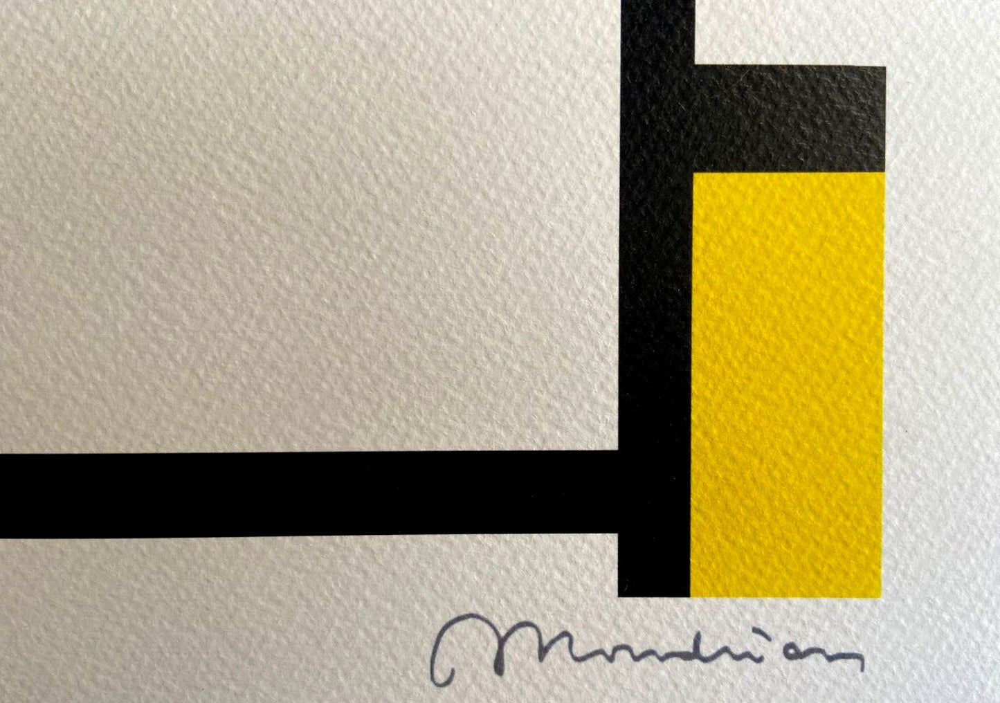 Piet Mondrian Lithograph Coa Numbered Certified
