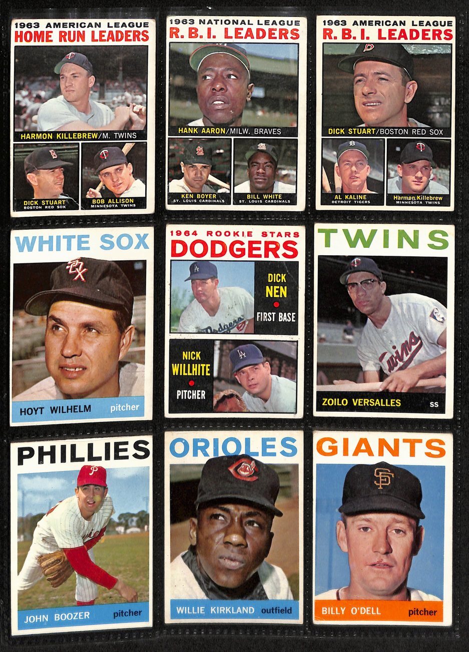 1964 Topps Baseball Card Complete Set (1-587)