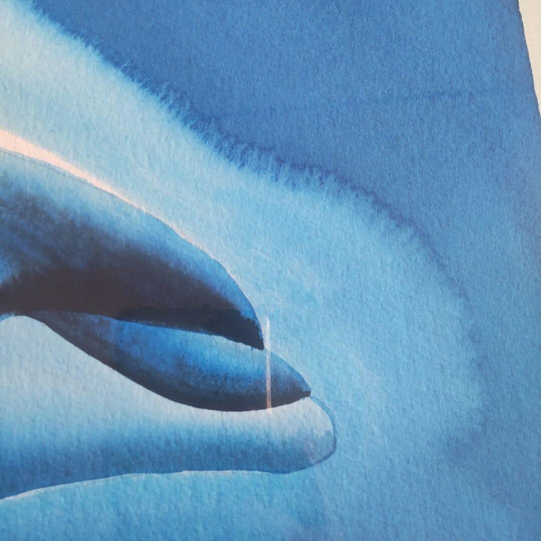 Robert Wyland Ocean Life Original Watercolor On