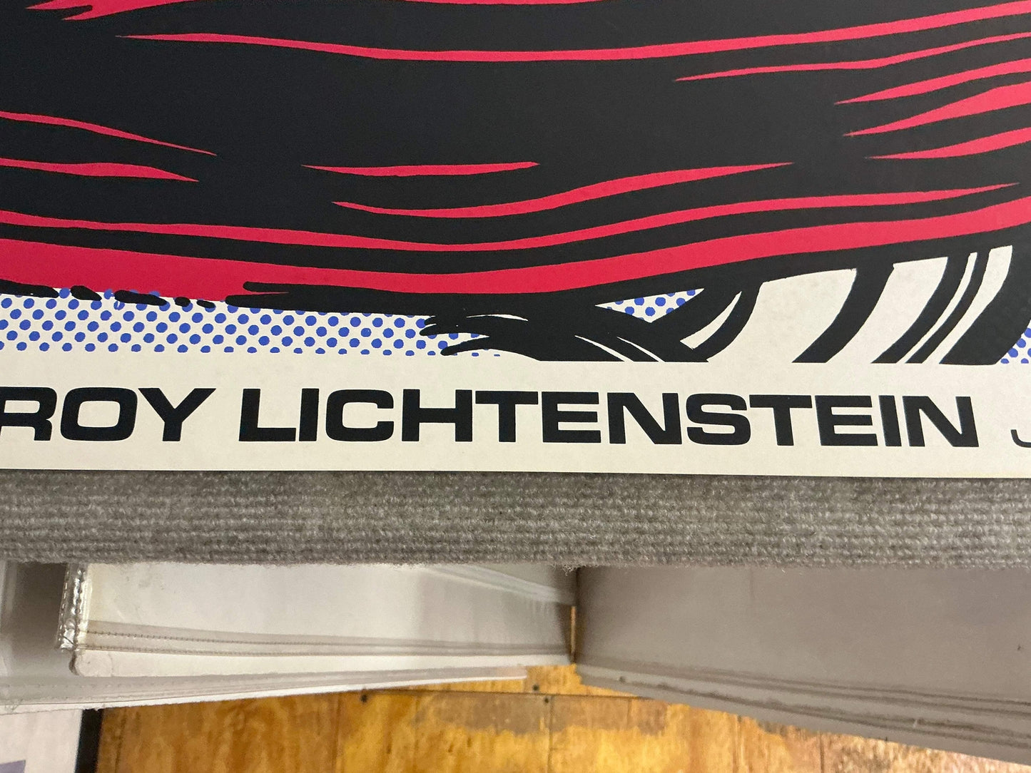 Roy Lichtenstein Brushstrokes At Pasadena Art Museum " Serigraph Po