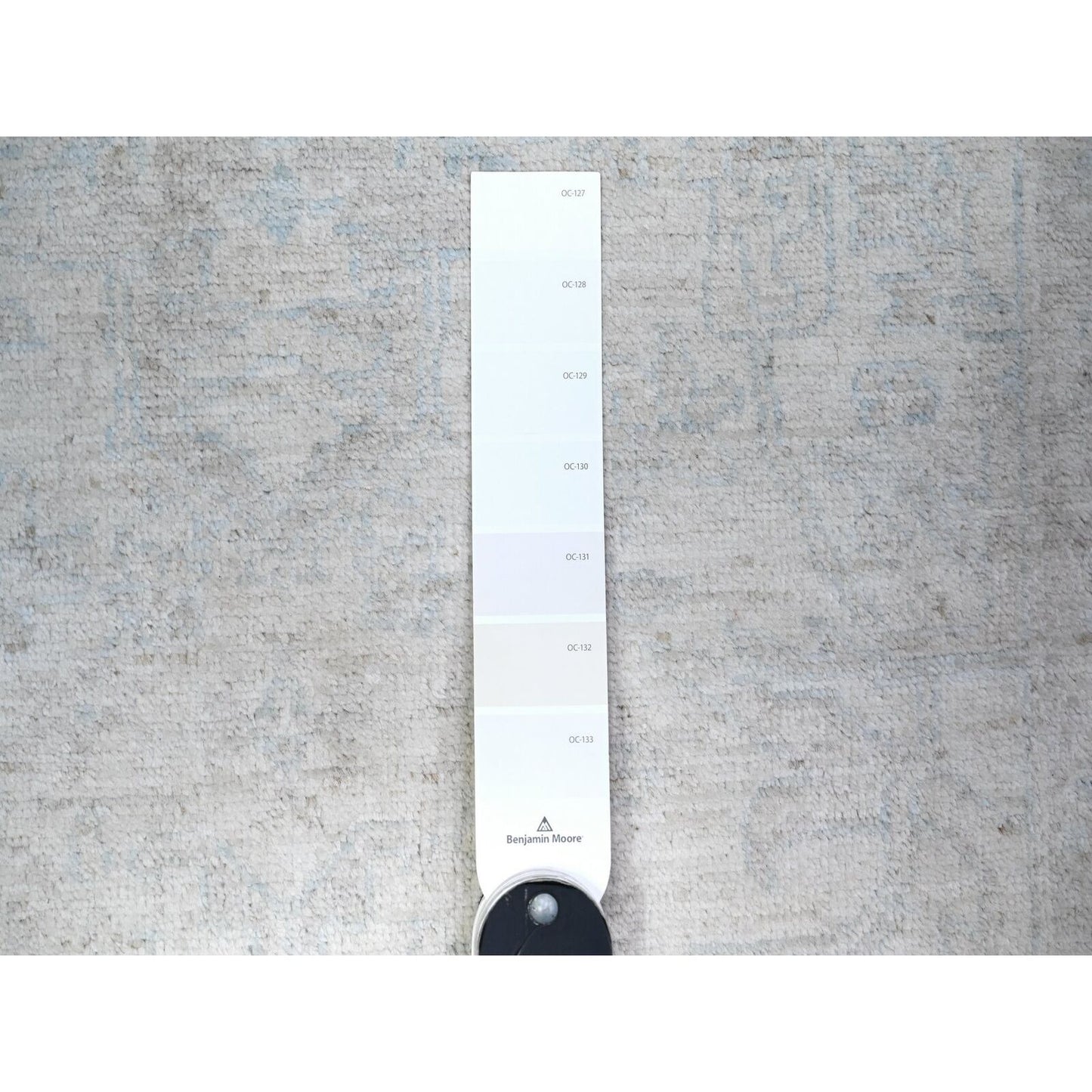 2'7"X19'1" Ivory Peshawar Faded Design Wool Hand Knotted Xl Runner Rug