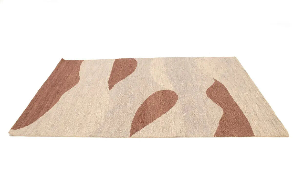 Rare Abstract Style Hand-Tufted Rug Foyer Size