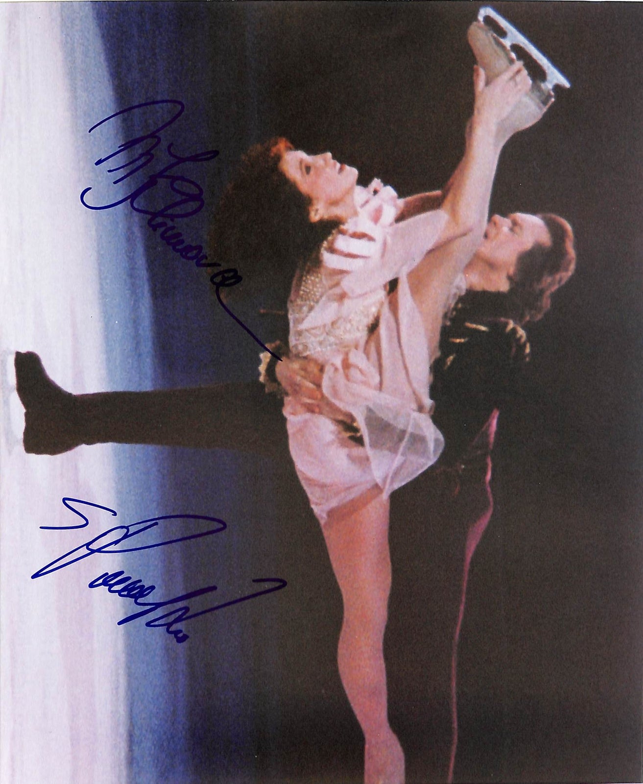 180456 Klimova and Ponomarenko 1992 Gold Medalists Signed 8x10 Photo
