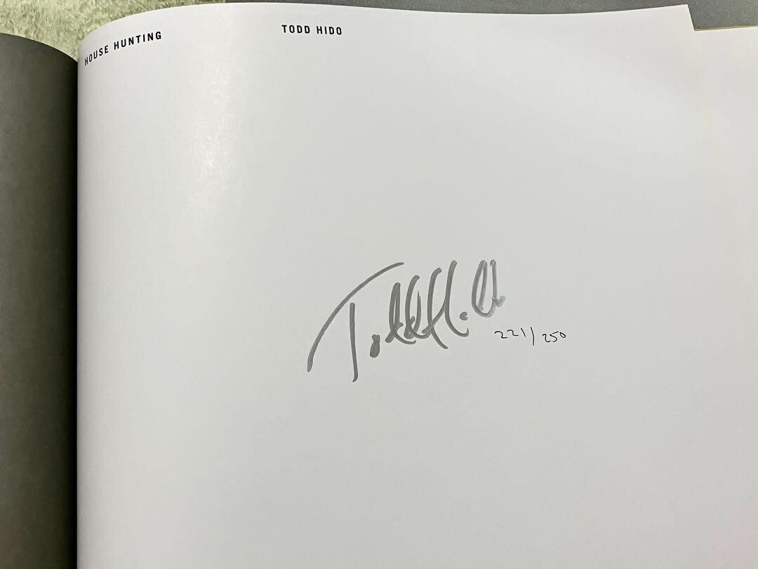 Todd Hido : House Hunting Ed250 Signed Nazraeli
