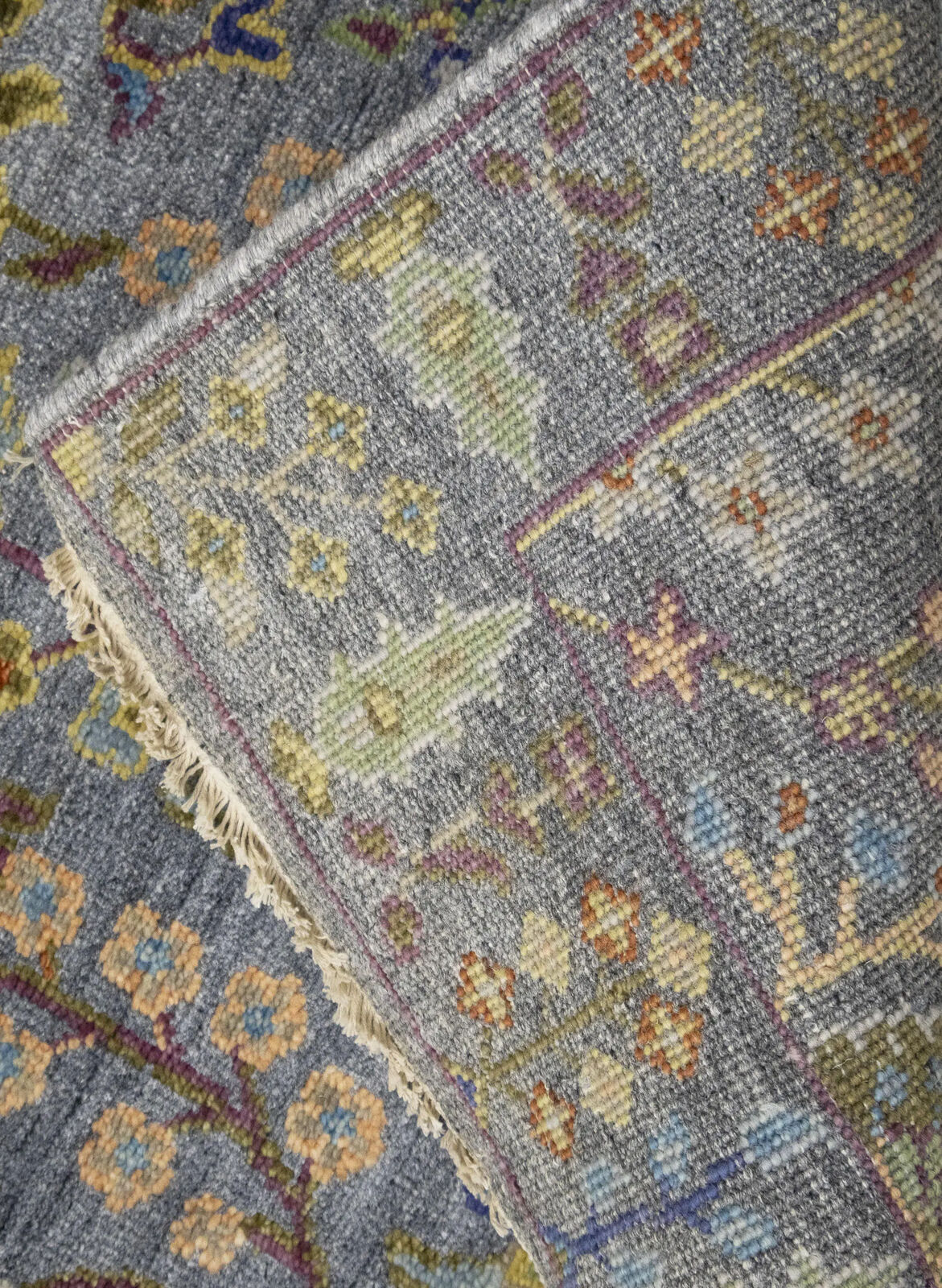 Handmade Tree Of Life Floral Runner Rug Oushak