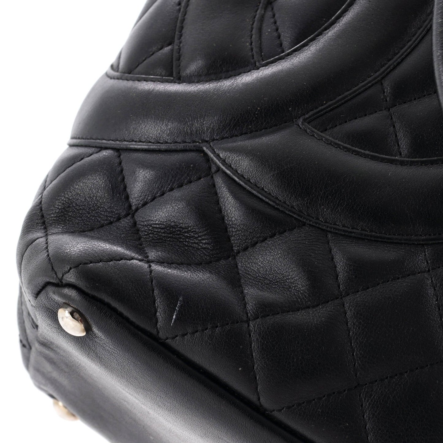 Chanel Cambon Tote Quilted Leather Medium