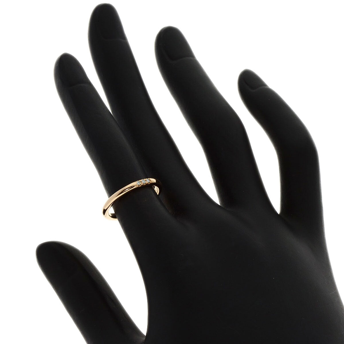 Tiffany&Co. Ring Forever Classic 3P Diamond K18
