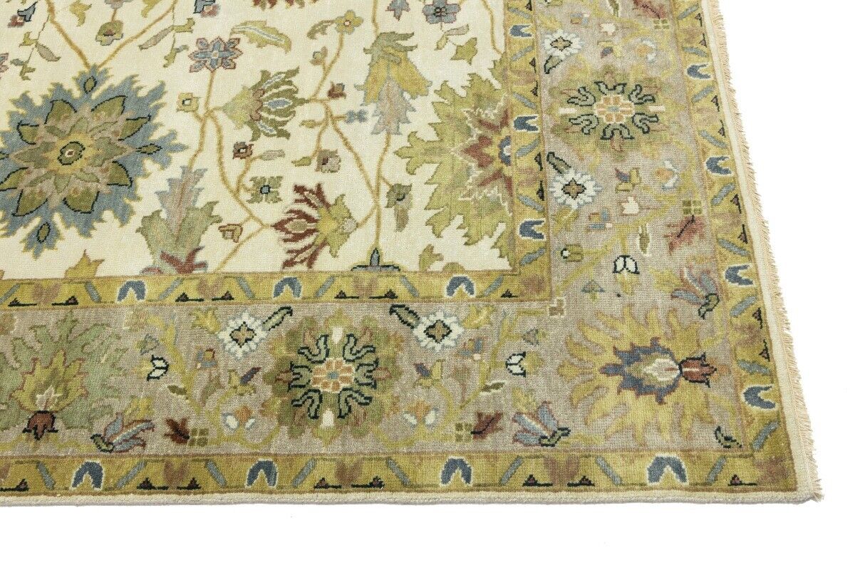 Handmade Osh Chobi Floral Style Peshawar Rug