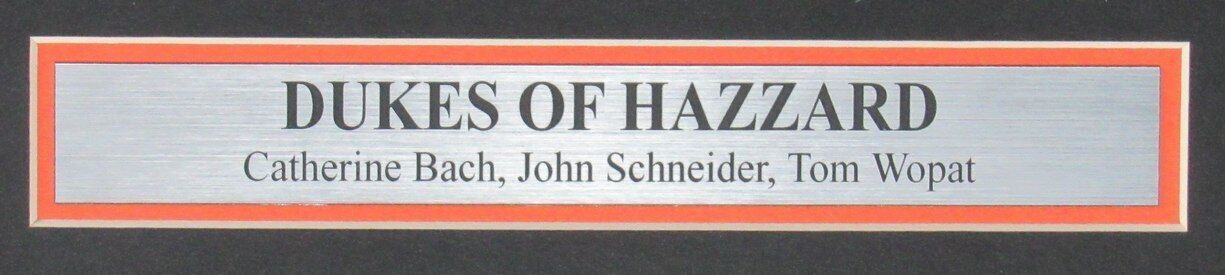 "Dukes Of Hazzard" Signed/Inscr By 3 Cast Members