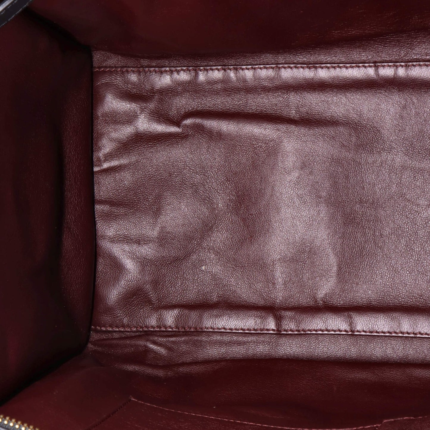 Celine Bicolor Luggage Bag Leather Mini