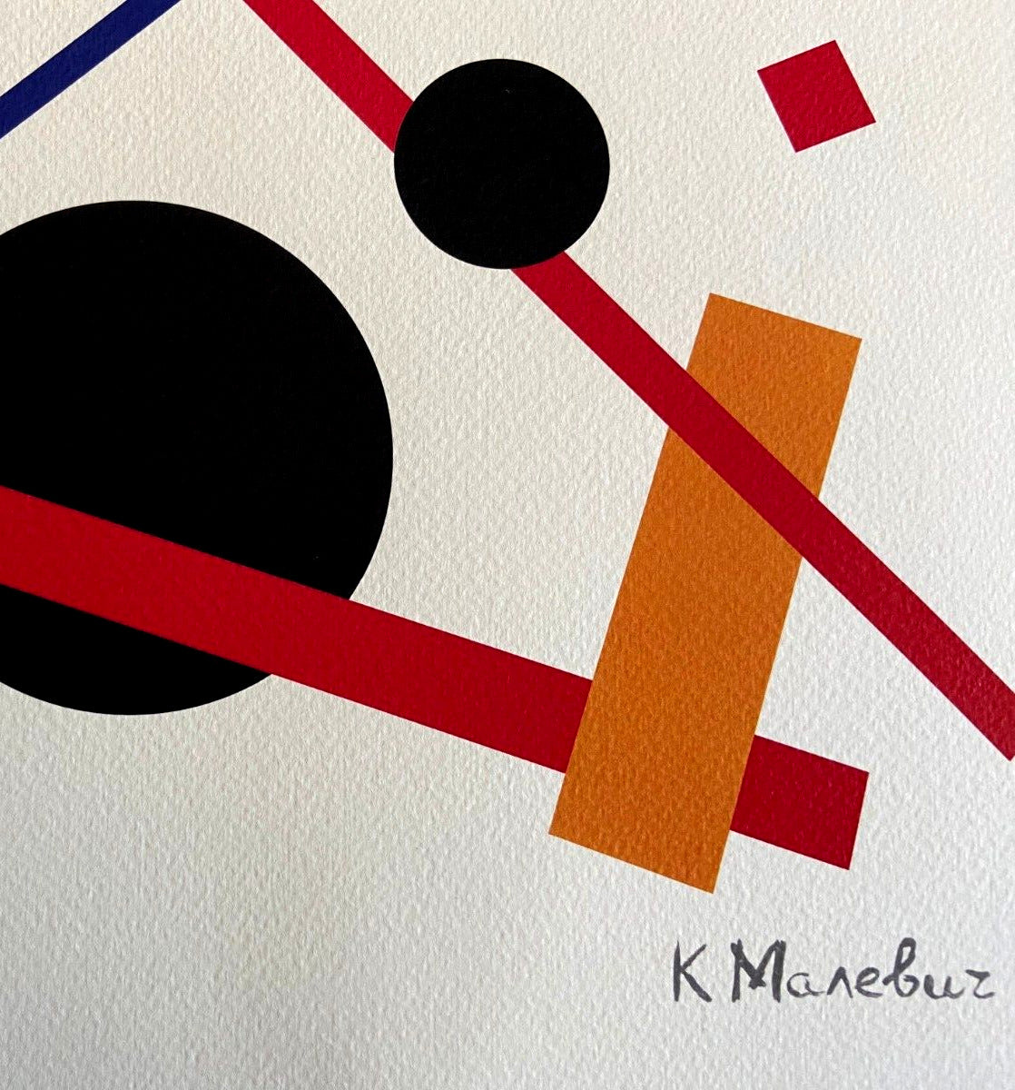 Kazimir Malevich Lithograph Coa