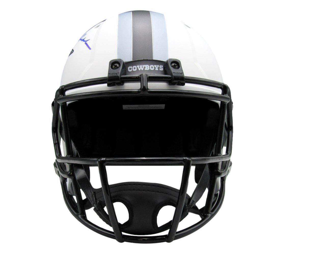 Roger Staubach Hof Autographed Full Size Lunar Replica Helmet Cowboys Beckett
